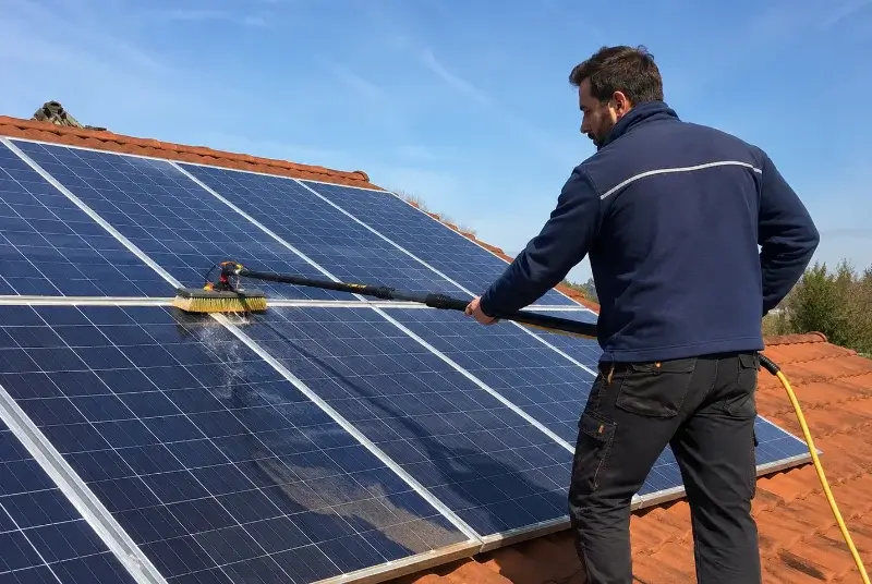 Nettoyage et entretien de panneaux solaires à Saint-Uniac